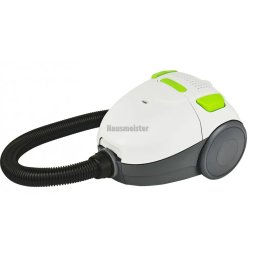 Aspirator cu sac Hausmeister HM2041, 800 W, 1.8 L (Alb/Verde)