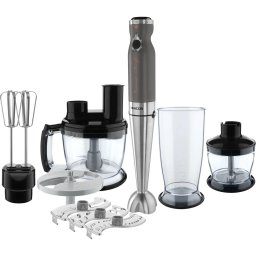 Mixer vertical Sencor SHB 5501CH, 1000 W, 9 in 1, 20 viteze, 5 accesorii, Titan