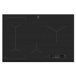 Plita incorporabila Electrolux EIS8648, Inductie, 4 zone de gatit, Ecran TFT, Conectivitate hota, Timer, 78 cm, Negru