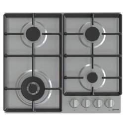 Plita incorporabila Gorenje GW641EX, 60cm, gaz, 4 zone de gatit, control mecanic, Inox