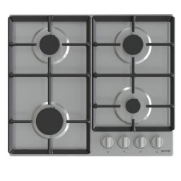Gorenje G641EX Plita incorporabila pe gaz, 60cm, 4 zone de gatit, 7650W, control mecanic, Inox