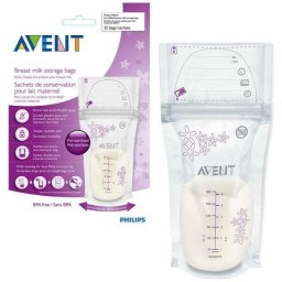 Pungi de pastrare a laptelui matern Philips AVENT SCF603/25, 25 buc