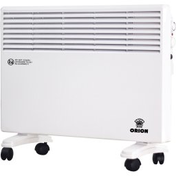 Convector electric Orion OPC-2000, 2000 W, 2 trepte de putere, termostat mecanic, indicator luminos, protectie supraincalzire, standard IPX4, incalzitor de aluminiu, montare pe podea/perete
