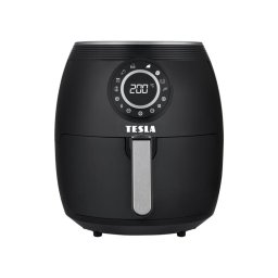 Friteuze multifunctional cu aer cald TESLA AirCook Q50 XL, 1800W, cos 3,8 L, 8 programe, negru
