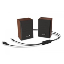 Boxe Genius SP-HF380BT 2.0, Bluetooth, Brown