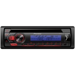 Radio auto, Pioneer, DEH-S120UBB, CD, USB, 4x50 W, Rosu-Negru