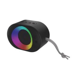 Difuzor mobil fara fir, Iluminare RGB, Negru, 7W IPX6