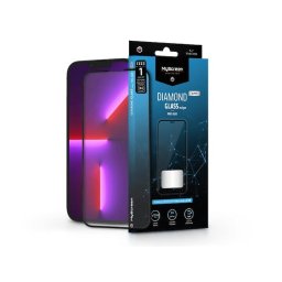 Folie Sticla MyScreen, Full Screen Tempered Glass, Compatibila cu iPhone 13 Pro Max, Negru
