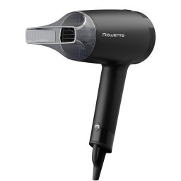 Uscator de par, Rowenta, Express Style, 1600 W, 2 trepte temperatura, pliabil, Negru-Gri