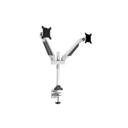 Suport TV Multibrackets M VESA cu Brat Gaz Dual Alb, 15"-32