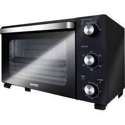 Mini Cuptor electric MPM cu convectie 22l MPE-14/T MPM, 22 L, 1300 W, Negru