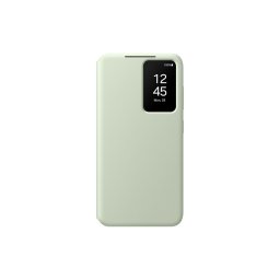 Husa pentru telefon mobil Samsung Galaxy S24 (S921), Flip Smart View Wallet Case, Verde deschis