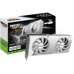Placa video nVidia GeForce RTX 5060 Ti TWIN X2 OC WHITE 16GB, GDDR7, 128 bit