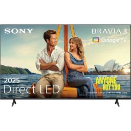 Televizor LED Smart SONY Bravia 3 50S35, 126 cm, 4K UHD HDR, Negru