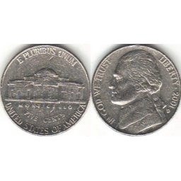 SUA 2000D - 5 cents, circulata