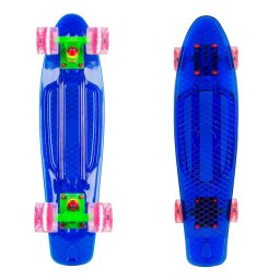 Penny board Worker Transpy 400 22 cu roti iluminate