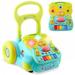 Antemergator 2 in 1 cu diverse activitati si muzica Ricokids RK-744
