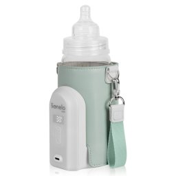 Incalzitor biberoane Lionelo ThermUp Go Evo Portabil cu 5 niveluri de incalzire Verde