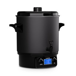 Klarstein Biggie Digital – aparat electric pentru conservare și dozare băuturi, 27 L, 2000 W, din oțel inoxidabil (FP2-BiggieBlack)