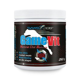 GAME DOG Vit 250 g vitamine și minerale pentru câini de toate vârstele, sub formă de pulbere