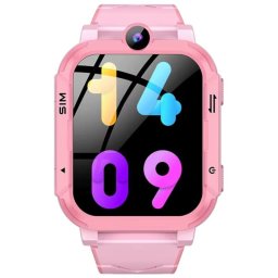 Smartwatch Blackview Z20 Roz, 4G, 1.83 HD, Protectie pentru ochi, Pozitionare GPS+WiFi+LBS, Apel Video 4G, Deblocare faciala, SOS, Control parental, 800mAh, pentru copii