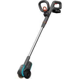 Gardena EasyWeed 1800/18V P4A cordless joint brush, weed remover (grey/turquoise, Li-Ion battery 2.0Ah P4A, POWER FOR ALL ALLIANCE)