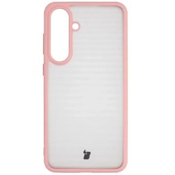 Husa BizonMobile Angelo Samsung Galaxy S25 FE Transparent/Roz