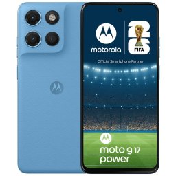 Telefon mobil Motorola G17 Power 256GB 8GB RAM Dual Sim 4G PANTONE Alaskan Blue