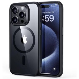 Husa ESR Apple iPhone 15 Pro Max Classic Hybrid Neagra Transparent