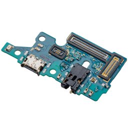 Piese si componente Placa Cu Conector Audio - Conector Incarcare / Date - Microfon Samsung Galaxy A71 A715, Service Pack GH96-12851A