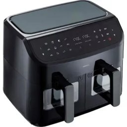 Friteuza cu aer cald 2600 W 8,7 L MD 11760 Life P20 XXL Twin Negru