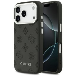 Husa Husa pentru iPhone 17 Pro - Guess Peony Hot Stamp Script MagSafe (GUHMP17LPSPOSSSK) - Black