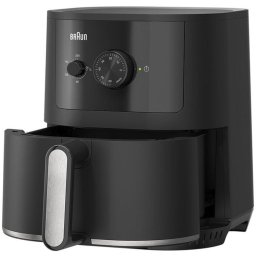 Friteuza Braun Houshold hot air fryer MultiFry 3, HF 3000I (black (matt), 1,500 watts, basket 4.3 liters)