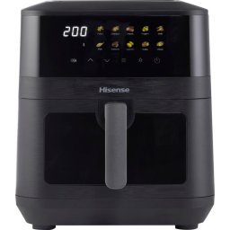 Friteuza Hisense hot air fryer HAF2100DCD (black, 2,100 watts, basket 7.7 liters)