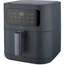 Friteuza Medion hot air fryer Life MD 11740 E40 XL (gray, 2,150 watts, basket 5.2 liters)