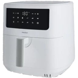 Friteuza Medion hot air fryer Life MD 11750 P10 XL (white (matt), 2,150 watts, basket 6.8 liters)