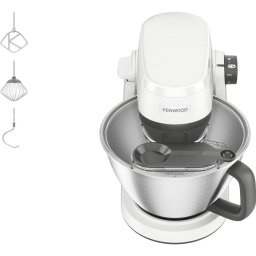 Robot de bucatarie Kenwood Multi-Tasker KHC30.000WH (gray/white, 1,000 watts, 4.3 liter bowl with handle)