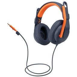 Casti Casti cu fir, Conectare Bluetooth, Calbu 1.2m, Albastru