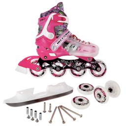 Role reglabile 4in1 NILS EXTREME NH18122-Roz