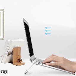 Suport Laptop si Notebook, cu Protectii din Silicon, Design Premium din Aluminiu, Universal 7, 18 inch, Original Deals