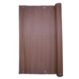 Paravan pentru balcon, terasa, gard, UV, 800 g/m2, maro, 3x0.9 m
