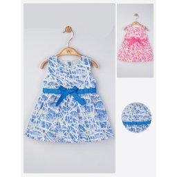 Rochita eleganta pentru fetite Mystery, Tongs baby (Culoare: Albastru, Marime: 6-9 luni)