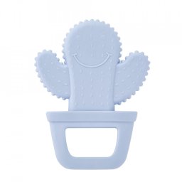Jucarie dentitie BabyJem Cactus (Culoare: Bleu)