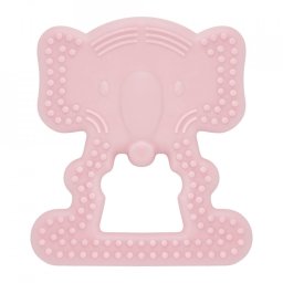 Jucarie dentitie BabyJem Elefant (Culoare: Roz)