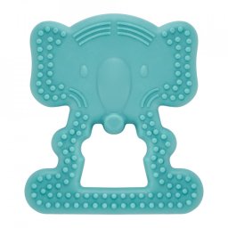 Jucarie dentitie BabyJem Elefant (Culoare: Verde)