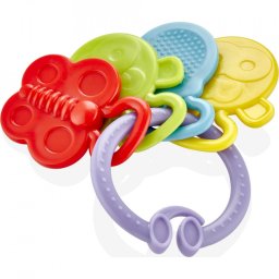 Jucarie dentitie Rattle Teether BabyJem (Culoare: Mov)