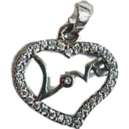 Pandantiv, Jolie Silver, Argint 925, Model Inima Love, 1.1 g, 1.5 x 1.5 cm