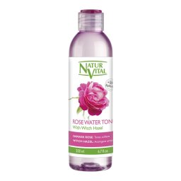 Apă de Trandafir cu Glicerina vegetala pentru Tonifiere si Hidratare naturala a tenului Naturvital, 200 ml