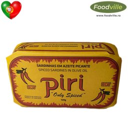 PIRI Conserva sardine portugheze extra-picante in ulei de masline 120 gr