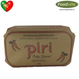 PIRI Conserva sardine portugheze mici picante in ulei de masline 120 gr